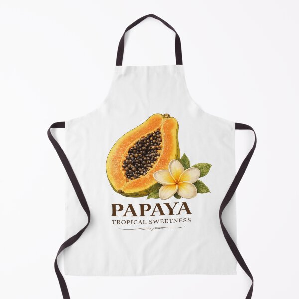 Item preview, Papaya Tropical Sweetness | Vintage Tropical Fruit Illustration designed and sold by Backsay.