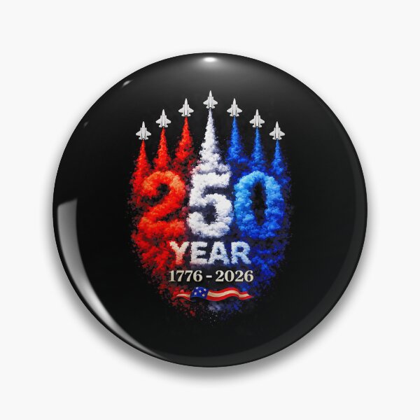 Item preview, Fighter Jets Firework 250th Anniversary USA Patriotic 250 Years 1776 2026 designed and sold by jackelmbradyt.