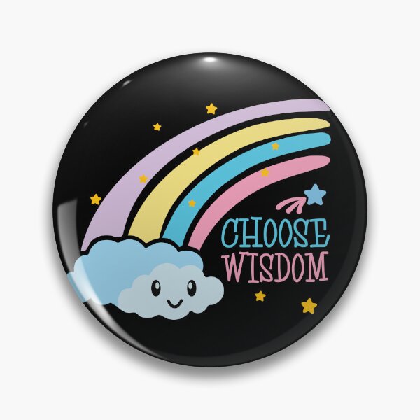 Item preview, Choose Wisdom – Christian Pastel Rainbow designed and sold by Verse & Vibes.