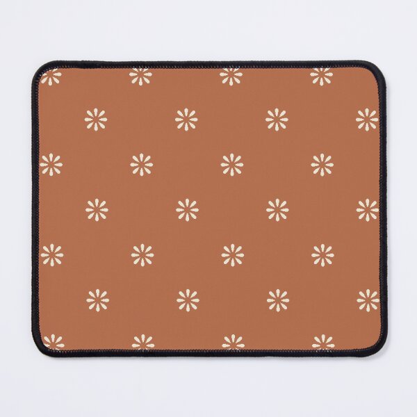 Item preview, Terracotta and Cream Pixel Flower Seamless Pattern designed and sold by ccitypictures.