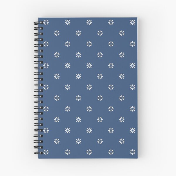 Item preview, Navy and Cream Pixel Flower Seamless Pattern designed and sold by ccitypictures.