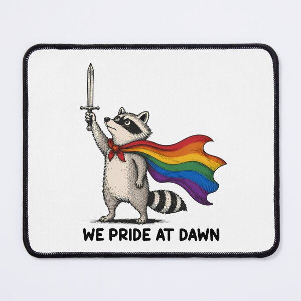 Item preview, We Pride At Dawn Funny Raccoon LGBT Support Pride Month designed and sold by jackelmbradyt.