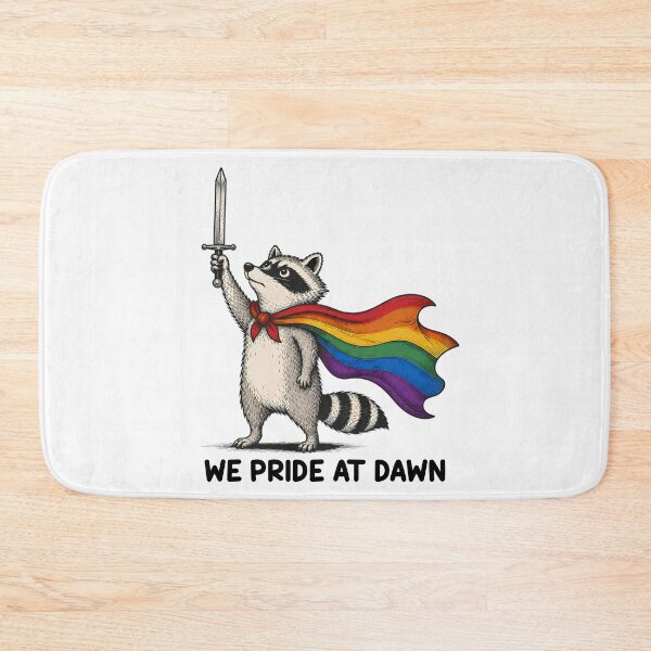 Item preview, We Pride At Dawn Funny Raccoon LGBT Support Pride Month designed and sold by jackelmbradyt.