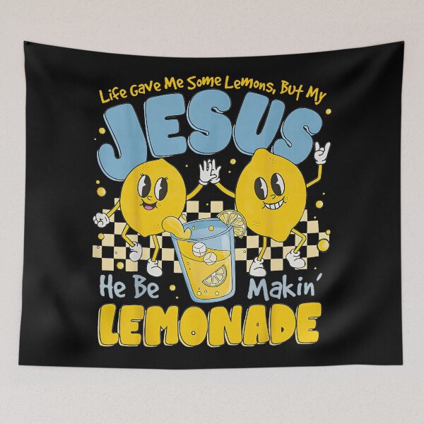 Item preview, Life Gave Me Some Lemons, But My Jesus He Be Makin' Lemonade Christian Faith Believer Inspiration designed and sold by SeraXYZ.