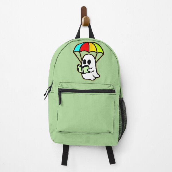 Item preview, Kawaii Ghost Reading Rainbow Parachute Aesthetic designed and sold by AstronautMerch.