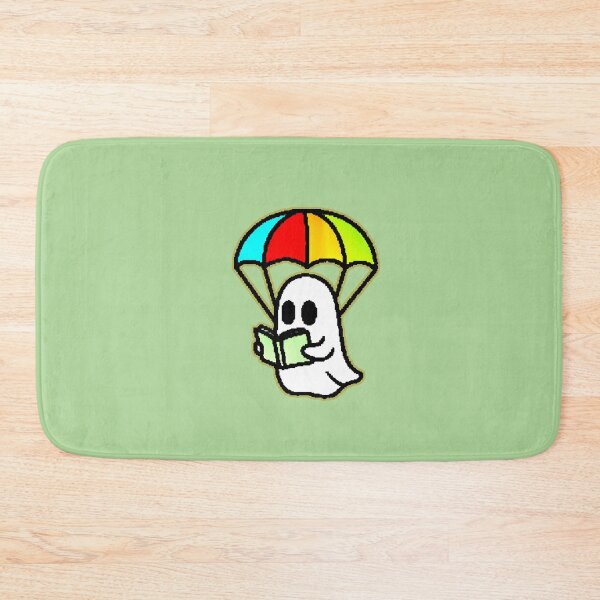 Item preview, Kawaii Ghost Reading Rainbow Parachute Aesthetic designed and sold by AstronautMerch.