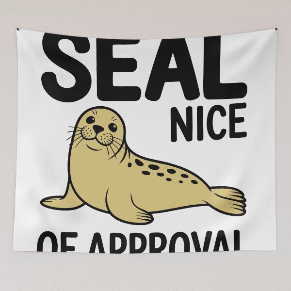 Item preview, Seal Of Approval Cute designed and sold by Sophie-Men.