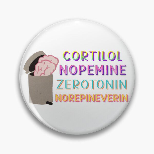 Item preview, No Happy Brain Chemicals designed and sold by ThisNThatCrafts.