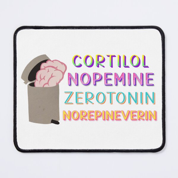 Item preview, No Happy Brain Chemicals designed and sold by ThisNThatCrafts.