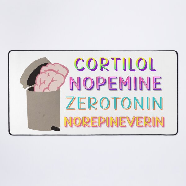 Item preview, No Happy Brain Chemicals designed and sold by ThisNThatCrafts.