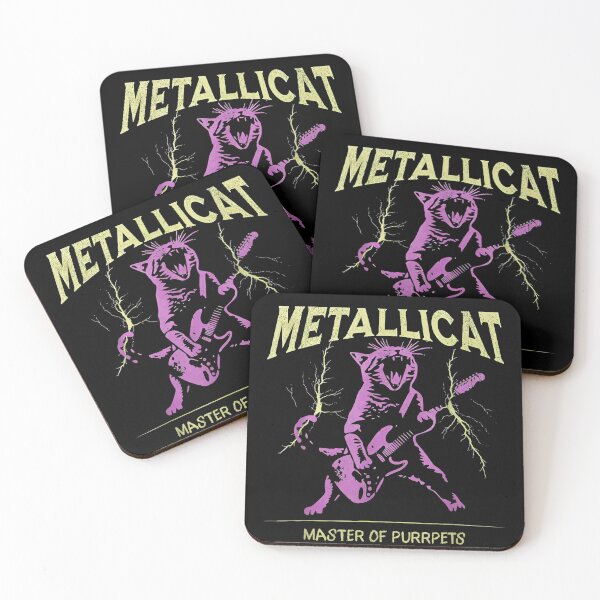 Item preview, Metallicat Master Of Purrpets Funny Cat  designed and sold by SeraXYZ.