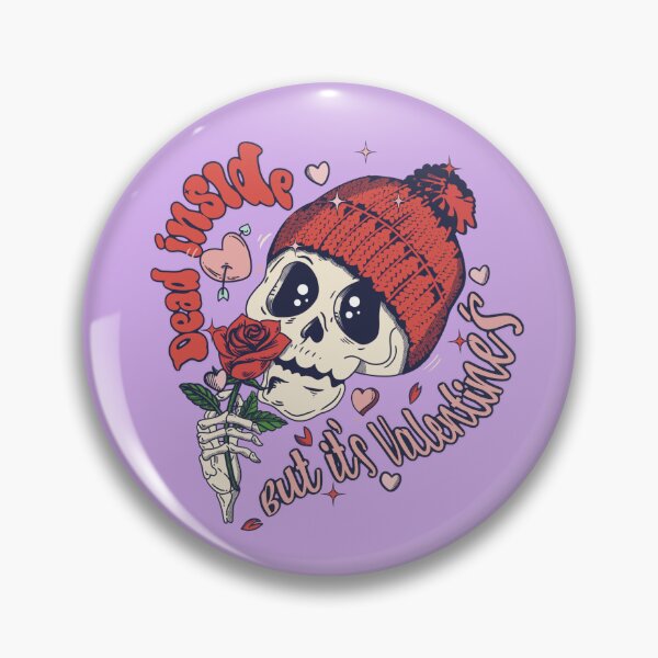 Item preview, Dead inside but is Valentine's funny skeleton designed and sold by Mimo & Co..