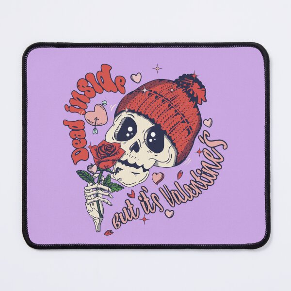 Item preview, Dead inside but is Valentine's funny skeleton designed and sold by Mimo & Co..