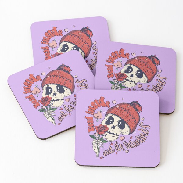 Item preview, Dead inside but is Valentine's funny skeleton designed and sold by Mimo & Co..