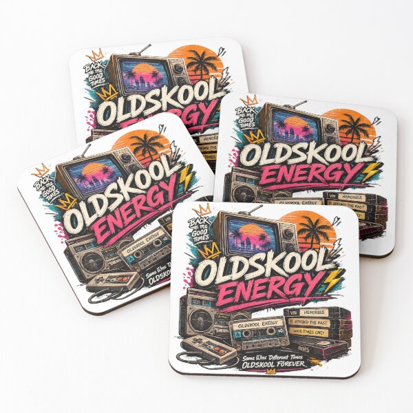 Item preview, Oldskool Energy – Retro Vintage 90s Vibes Design designed and sold by ARISE INTEGRATED .