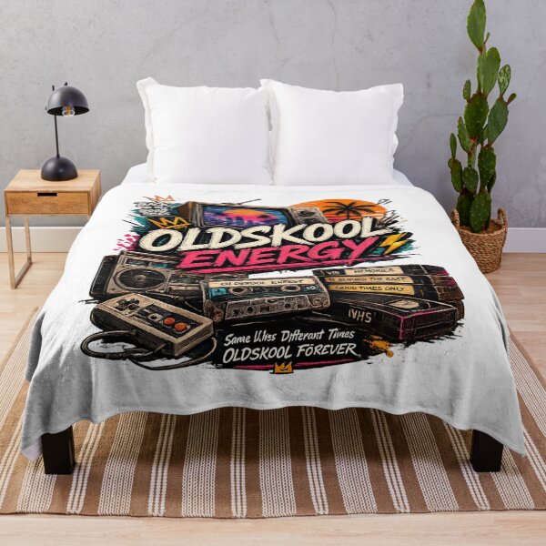 Item preview, Oldskool Energy – Retro Vintage 90s Vibes Design designed and sold by ARISE INTEGRATED .