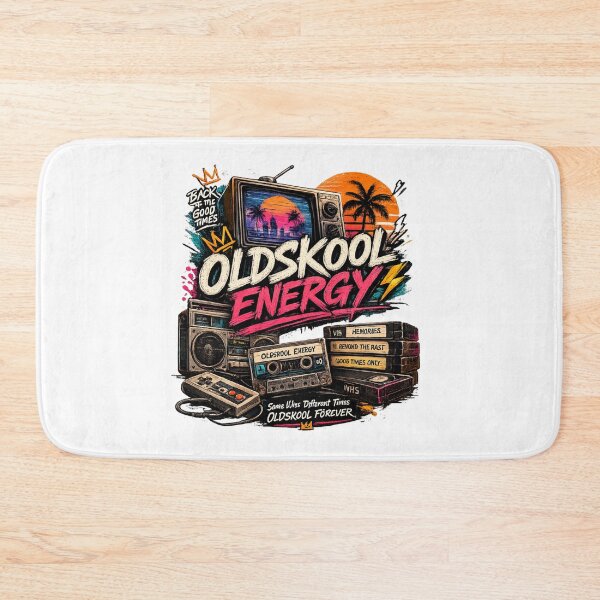 Item preview, Oldskool Energy – Retro Vintage 90s Vibes Design designed and sold by ARISE INTEGRATED .