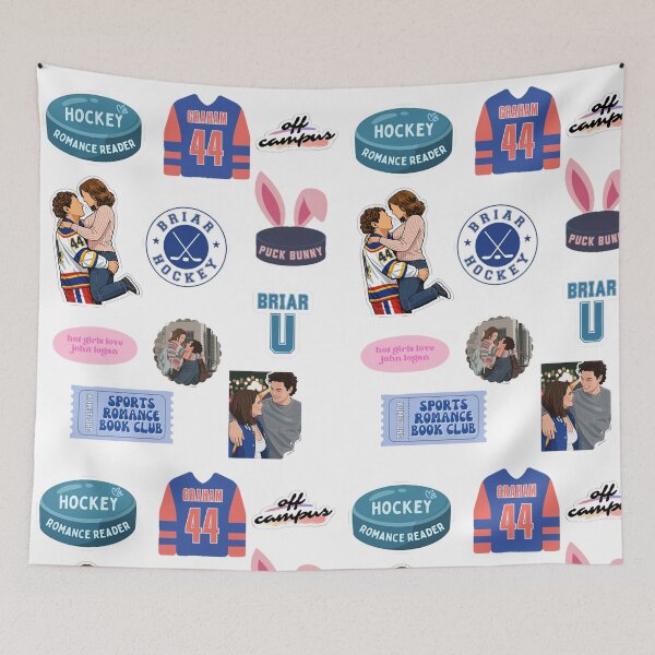 Item preview, Off Campus Garrett & Hannah Inspired Sticker Pack | College Romance Aesthetic Stickers | Cute Laptop & Water Bottle Decals designed and sold by Fandom Universe.