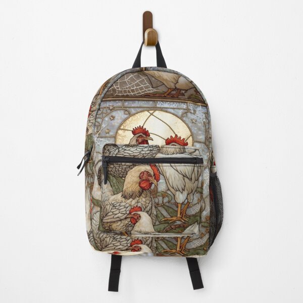 Item preview, Chickens Under Magical Stained Glass Moon designed and sold by BriSher.