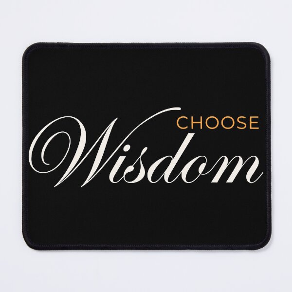 Item preview, Choose Wisdom – Christian Quote designed and sold by Verse & Vibes.
