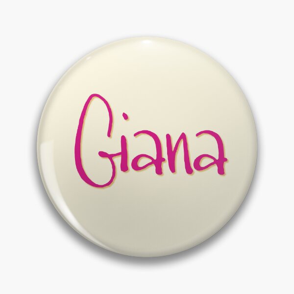 Item preview, GIANA personalized type design designed and sold by CharlottePlaceArt.