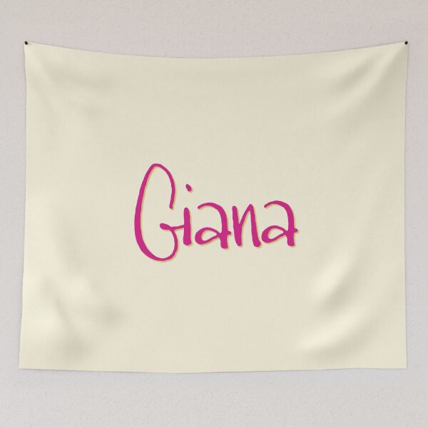 Item preview, GIANA personalized type design designed and sold by CharlottePlaceArt.