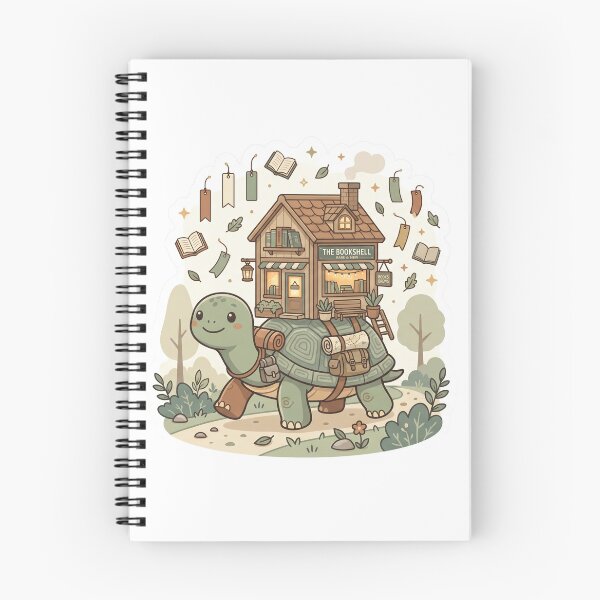 Item preview, Wandering Bookshop Turtle Sticker designed and sold by CuteRage.