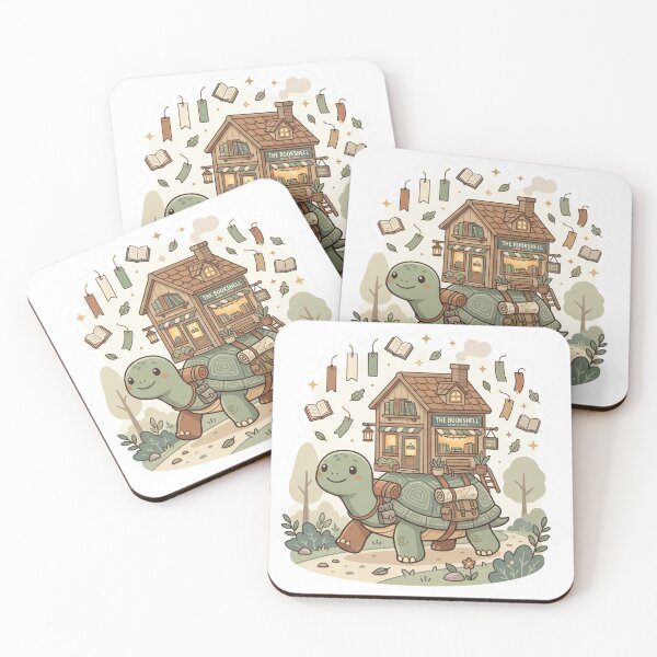 Item preview, Wandering Bookshop Turtle Sticker designed and sold by CuteRage.