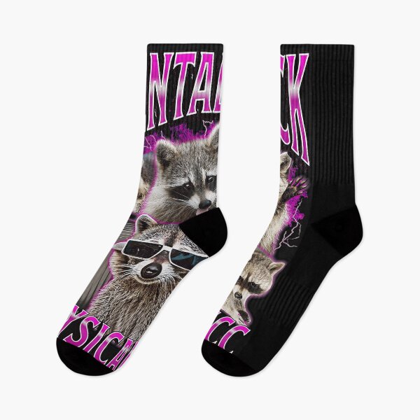 Item preview, Mentally Sick Physically Thicc Raccoon Meme Trash Panda Humor designed and sold by SeraXYZ.