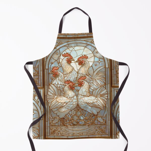 Item preview, Chickens Under Magical Stained Glass Moon designed and sold by BriSher.