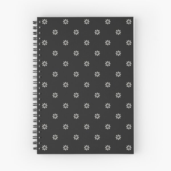 Item preview, Charcoal and Ivory Pixel Flower Seamless Pattern designed and sold by ccitypictures.