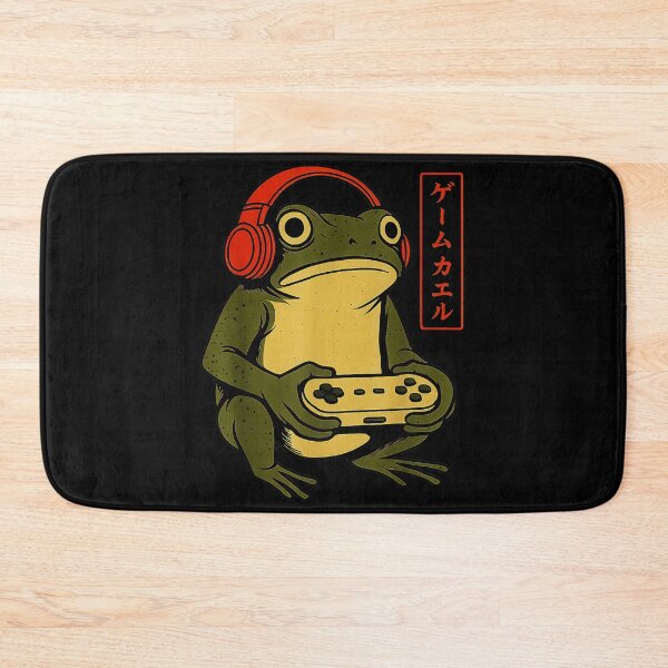 Item preview, Game Frog Japanese Gaming Frog Gamer Player designed and sold by SeraXYZ.