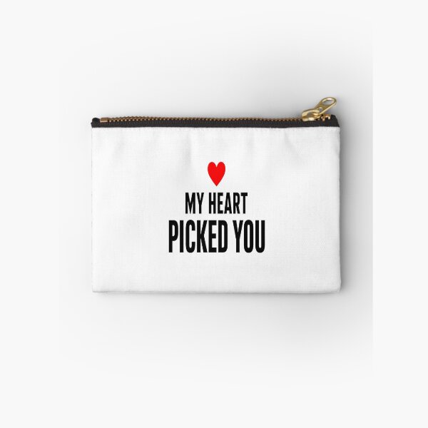 Item preview, My Heart Picked You Minimalist Romantic Couple Design designed and sold by Lovestickerco.