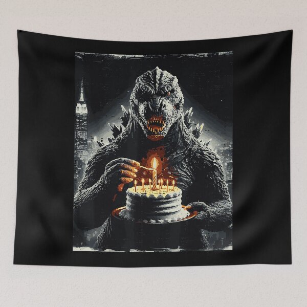 Item preview, Godzilla Birthday Cake designed and sold by SeraXYZ.