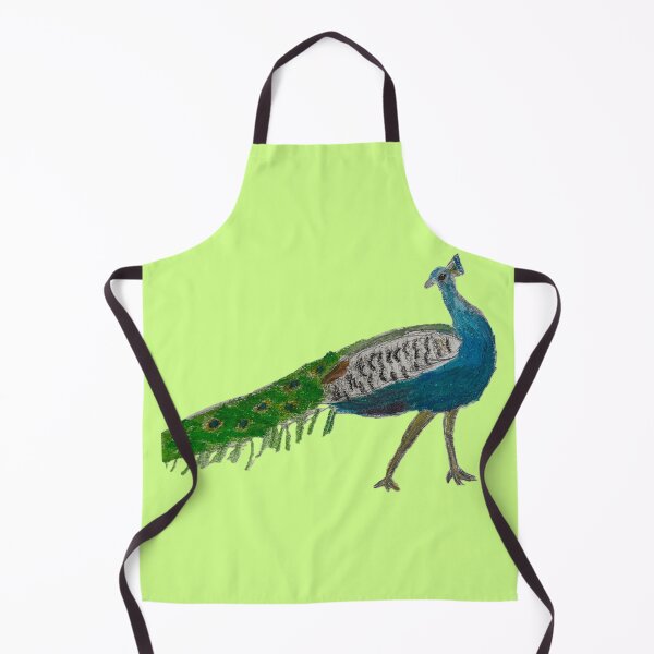 Item preview, Peacock - simple green background designed and sold by woodland-towers.