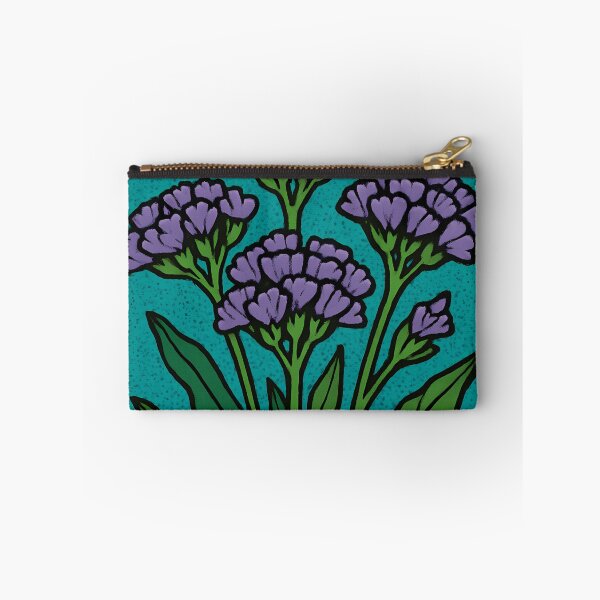 Item preview, Retro Pop Art Poster Illustration of Statice Flowers | Bold Dried Floral Botanical Print with Vibrant Paper-Like Blooms & Coastal Meadow Aesthetic | Vintage Wall Art Decor designed and sold by PaintedPixels01.