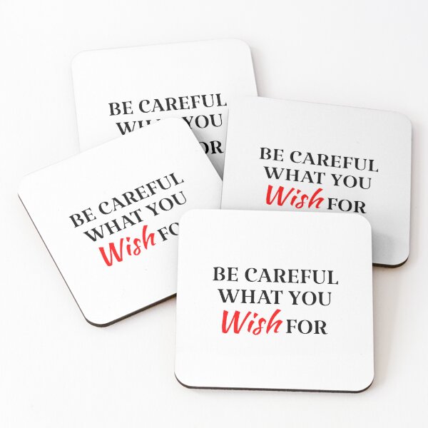Item preview, Be careful what you wish for quote horror film designed and sold by Karisdesignss.