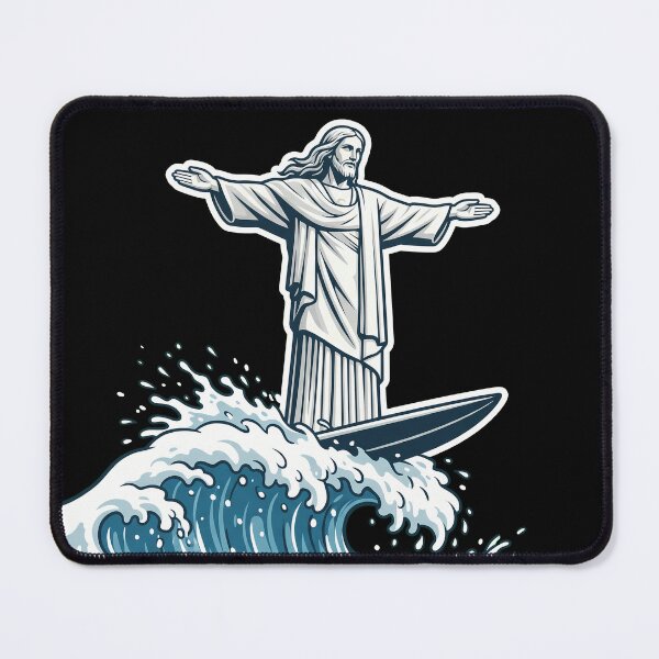 Item preview, christ redeemer surfing designed and sold by Hellmitor.