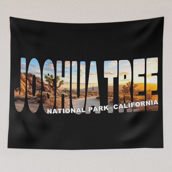 Item preview, JOSHUA TREE National Park California - Sunset through the Trees designed and sold by Adam Gormley.