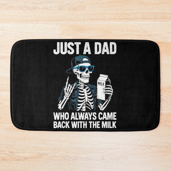 Item preview, Just A Dad Who Always Came Back With The Milk Funny Father Dad Humor designed and sold by SeraXYZ.