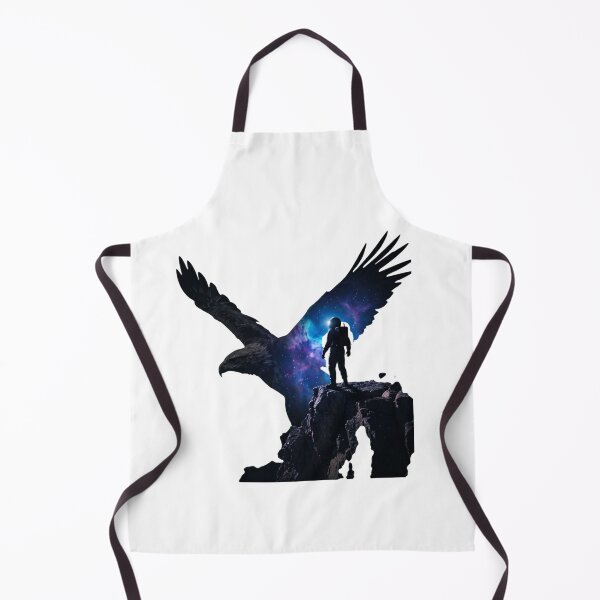 Item preview, Space Eagle Astronaut Cosmic Silhouette Art designed and sold by Common-Standard.