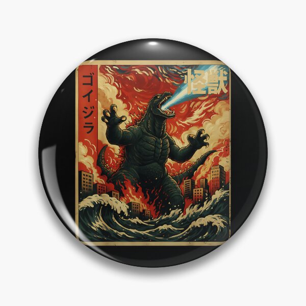 Item preview, Kaiju Japanese Monster Fan designed and sold by SeraXYZ.