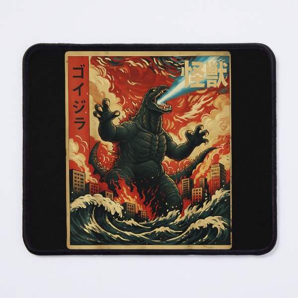 Item preview, Kaiju Japanese Monster Fan designed and sold by SeraXYZ.