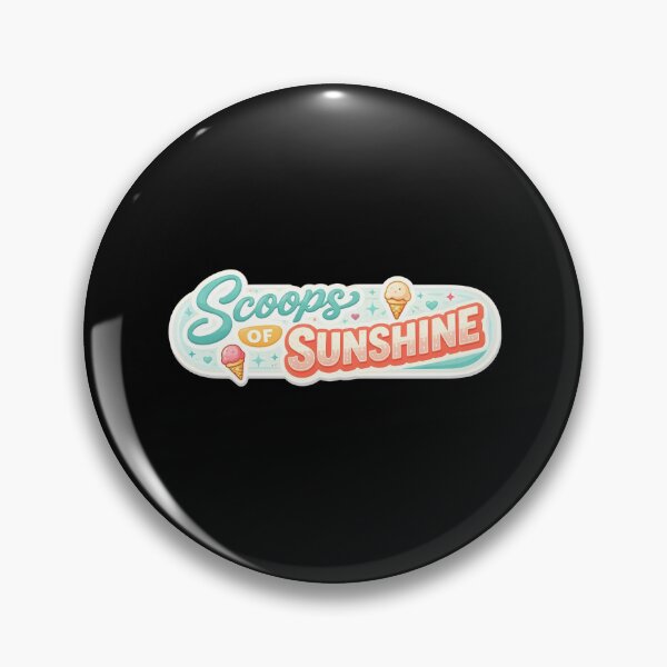 Item preview, Scoops of Sunshine Ice Cream Sticker designed and sold by FestivityFinds.