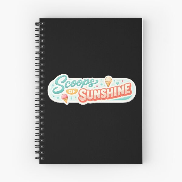 Item preview, Scoops of Sunshine Ice Cream Sticker designed and sold by FestivityFinds.