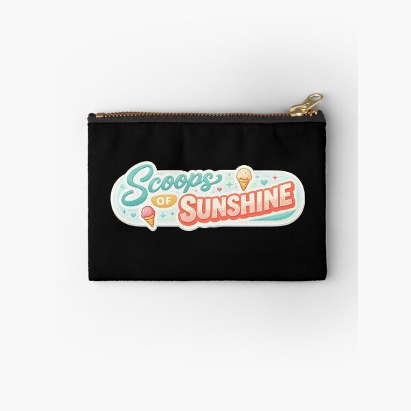 Item preview, Scoops of Sunshine Ice Cream Sticker designed and sold by FestivityFinds.
