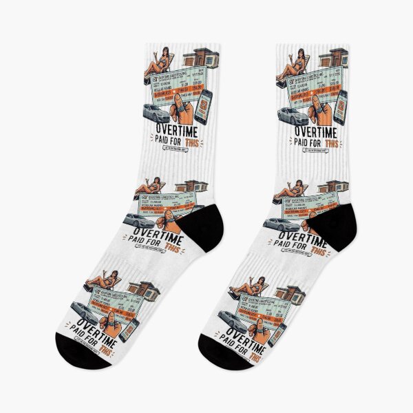 Item preview, Overtime Paid For This Retro Paycheck designed and sold by VintryOff.
