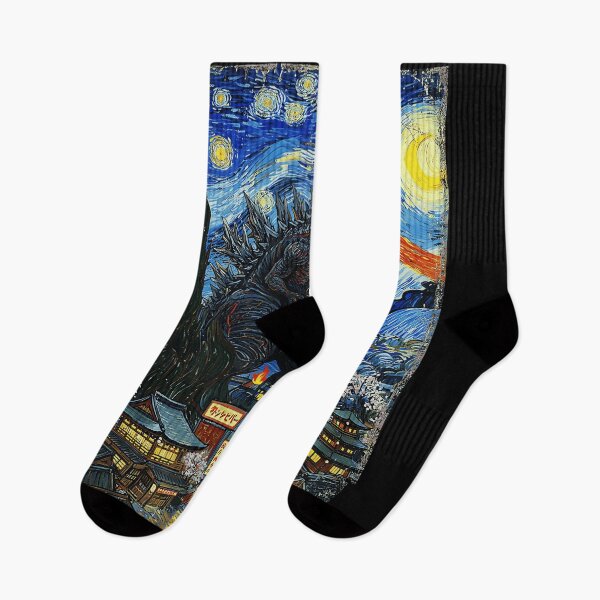 Item preview,  Kaiju Japanese City Night Sky designed and sold by SeraXYZ.