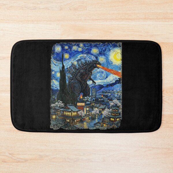 Item preview,  Kaiju Japanese City Night Sky designed and sold by SeraXYZ.