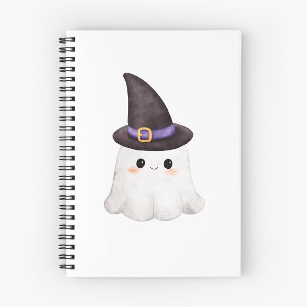 Item preview, Cute Witch Ghost Halloween Sticker designed and sold by Little Bloom Studio.